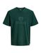 JACK&JONES - JORFREDERIKSBERG MONOGRAM TEE SS CN JNR - Jongens - T-shirts - Maat 152 - Katoen - Pine Grove