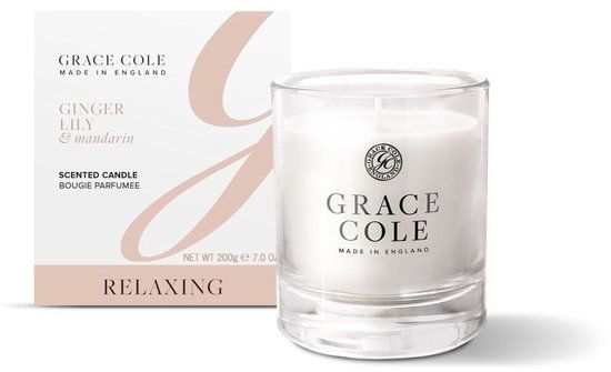Grace Cole Ginger Lily & Mandarin Scented Candle