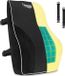 Goodivery ® Coussin lombaire en gel noir, coussin lombaire ergonomique en mousse à mémoire