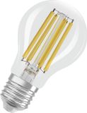OSRAM LED-lamp, 7,2 W, 1521 lm, Energieklasse A, Koud wit licht (4000 K), E27 fitting, Helder glas
