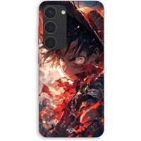 Maniacase Coque Pour Samsung Galaxy S23 Plus One piece Luffy énervé art manga anime