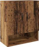 vidaXL Wandkast 60 x 31 x 70 cm Bewerkt Hout Oudhout