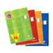 Clairefontaine 36128Cpack Pak met 10 Geniete Schriften - A4 21x29,7 cm - 48 Pagina’s 4-Kleuren Indeling Speciaal Slechtzienden Interlinie 2mm - Wit Papier 90 g - Gecoate Kartonnen Omslag - Willekeurige Kleur