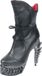 Hades Footwear Alchemy England - Ghost of Whitby Hoge hak zwart PVC - Maat 37