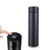 PARENCE. Thermosfles met led-touchscreen, 500 ml, roestvrij staal, houdt je dranken warm