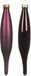 Decoris Boule de Noël Pegels - 6 pièces - Aubergine Violet - 15 cm - Verre