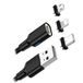 APM 3-in-1 magneetkabel, Lightning/USB-C/Micro-USB, 1 m
