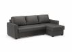 Atlantic Home Collection Dublin hoekbank met slaapfunctie en opbergruimte, antraciet