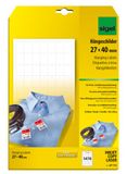 SIGEL LP715 prijskaartjes, 27 x 4 cm, 200 gsm, wit, 1470 stuk = 30 vellen