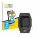 BROTECT - Screenprotector voor Casio G-Shock GBD-200 - Folie Beschermfolie transparant 2 Stuks