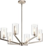 Kichler LED Kroonluchter | 6X E14 Max 40W | Dimbaar | Classic Pewter