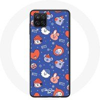 Maniacase Hoesje voor Samsung Galaxy A22 4G BTS Bangtan Sonyeondan BT21 Kerstmis 2023