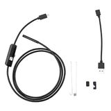 OTOTEC 1m USB/Micro USB Endoscoop Inspectie Kit 5.5mm met 6 LED Licht Compatibel met Android & PC