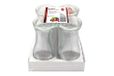 BILLIET Weck 55898W Set van 4 glazen flessen met deksel, 250 ml, transparant