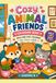 Cozy Animal Friends Colouring Book: Bold and Easy Coloring for stress relief