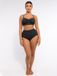 Feelingirl Soutien-gorge sans armatures quotidien - Soutien-gorge doux sans baleines - XXL - Noir