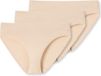 Schiesser Cotton Essentials 3PACK Slip Dames Onderbroek - beige