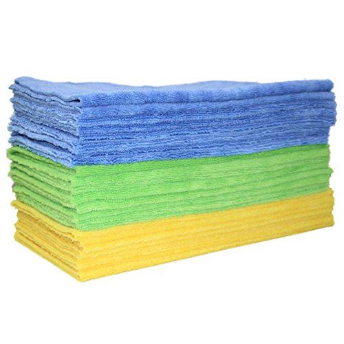 POLYTE Reinigingsdoek Microvezel Ultrasoon Gesneden, 40,6x40,6 cm, 24 st