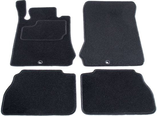 Cargoods Automatten op maat - zwart stof - Mercedes E-klasse W210 sedan/touring 1995-2002