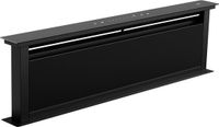 Klarstein Royal Flush Eco Downdraft-afzuigkap - A++ energie-efficiëntie, 836 m³/u luchtcirculatie, Stil 74 dB, Touch-bediening, LED-verlichting, Recirculatie, Zwart