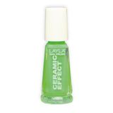 Layla Cosmetics Smalto Layla Ceramic Effect nagellak 10 ml Groen Glans