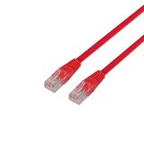 AISENS A133-0188 RJ45 - Ethernet-netwerkkabel (1m 10/100 Mbit/s/router/modem/patchpaneel/toegangspunt/patchvelden) Rood