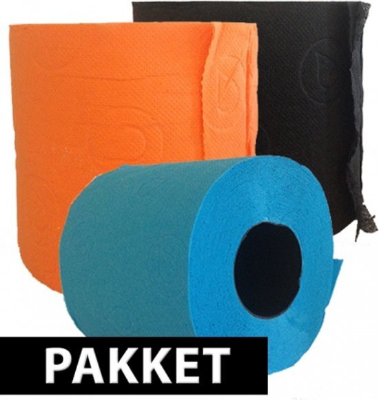 - Gekleurde wc papier pakket type D multi