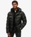 Superdry City-pufferjas met print en capuchon Heren Gewatteerde jassen
