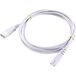 Sygonix SY-5043452 Câble d'alimentation blanc 2,00 m