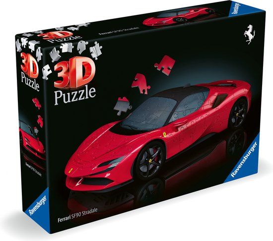Ravensburger - Ferrari SF 90 Stradale 3D Puzzle - 161 Pieces - Ages 8+