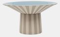 OYOY Toppu serveerschaal Steengoed Beige, Blauw Rond 30 cm