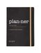 Letts of London Eco Writers Words A5 week om 2026 dagboek te bekijken - Zwart 26-082284