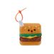 MGM SPEELGOED - Squarepal Sleutelhanger - Burger - Anti-Stress Knuffel - 193724