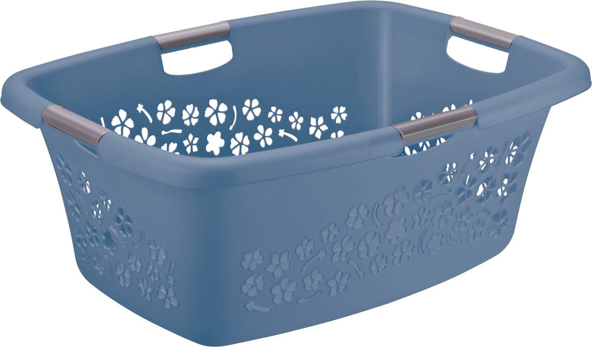 Rotho Babydesign wasmand BLOEMEN 50 l Horizon Blue