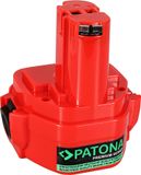 PATONA Vervangende Ni-MH accu 12V 3300mAh voor Makita 1200, 1201, 1220, 1222, 1233, 1234 en 1235