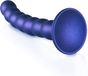 Shots - Ouch! OU823MBL - Beaded G-Spot Dildo - 6,5'' / 16,5 cm - Metallic Blue