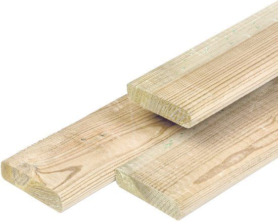 Merkloos Zilverspar Panlat / Stachetteregel 1.6x7.0x400cm