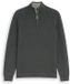 Tom Tailor Troyer-gebreide trui van katoen - Maat XL - darkest olive melange