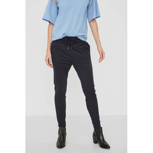 VERO MODA Eva Tapered Fit Broek - Donkerblauw