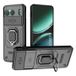 OnePlus Coque Hybride à Anneau Rotatif avec Protection pour Appareil Photo - Noire