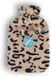 Discountershop Warmwaterkruik met Zachte Hoes - Cheetah Print - 1.75L - Zwart/Creme