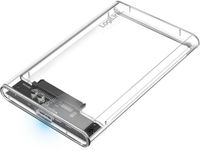 LogiLink Festplattengehäuse 2,5'' transparent USB 3.0