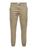 ONLY & SONS Onscarter Life Cuff 0013 Noos cargobroek voor heren, Chincilla