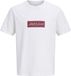 JACK & JONES JORNORREBRO BOX LOGO SS CN FST Heren T-shirt - M - Wit