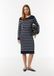 Comma Navy Gestreept Gebreide Jurk Lange Mouw Ronde Hals Viscose 36