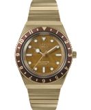 Timex Q Diver Inspiration TW2V92500 Horloge - Staal - Goudkleurig - Ø 36 mm
