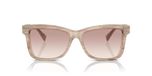 Brunello Cucinelli Lunettes de soleil femme rose carrées rose 56mm