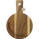 GRUSS & CO 48803 Houten plank met papa-motief, 30 cm x 20 cm, ingebrand motief, cadeau Vaderdag, mannencadeau, papa