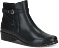 Caprice Dames Enkellaarsje 9-25308-43 855 G-breedte Blauw Leer Maat 36 EU