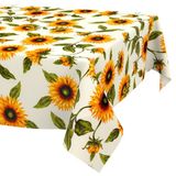 ANRO Tafelkleed Afwasbaar Zonnebloemen Rechthoekig 500 x 140 cm